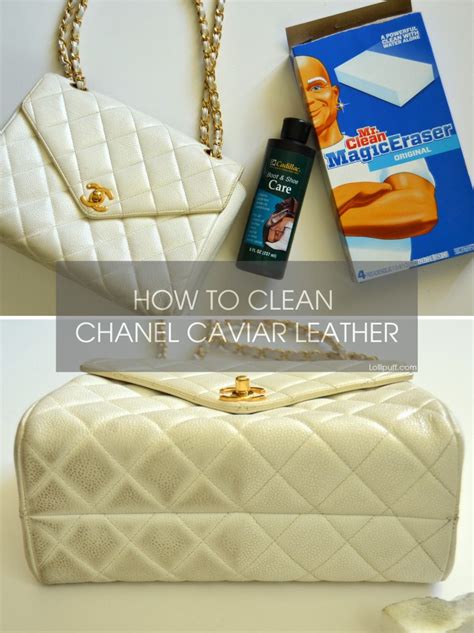 how to fix chanel caviar leather|How to Remove Stains from Chanel Caviar Leather.